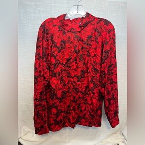 Vintage Pendleton blouse with matching skirt